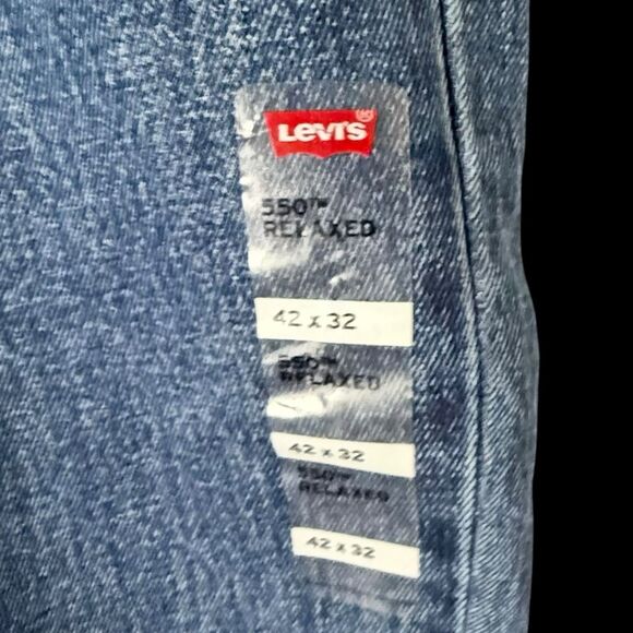 Levis 550 Relaxed 42 X 32 Jeans New with Tags (B) - Picture 5 of 13